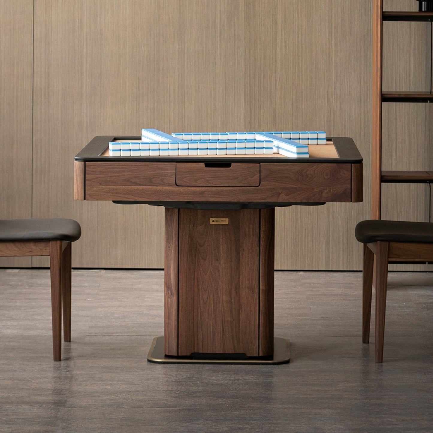 雀友 H880T 時來 黑胡桃木 家用實木 旋翼麻將機 (過山車) 附蓋板 Black Walnut Dining Table (Rollercoaster) with Cover