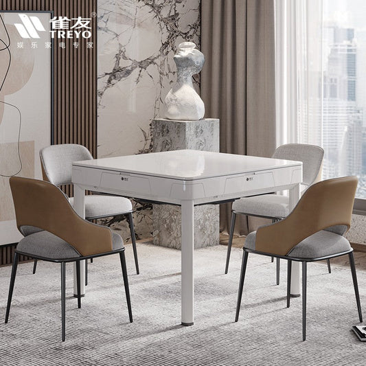 雀友 T180 雅韻珍珠白 四腿旋翼麻將機 (過山車) 附蓋板 White Color 4-Leg (Rollercoaster) with Cover