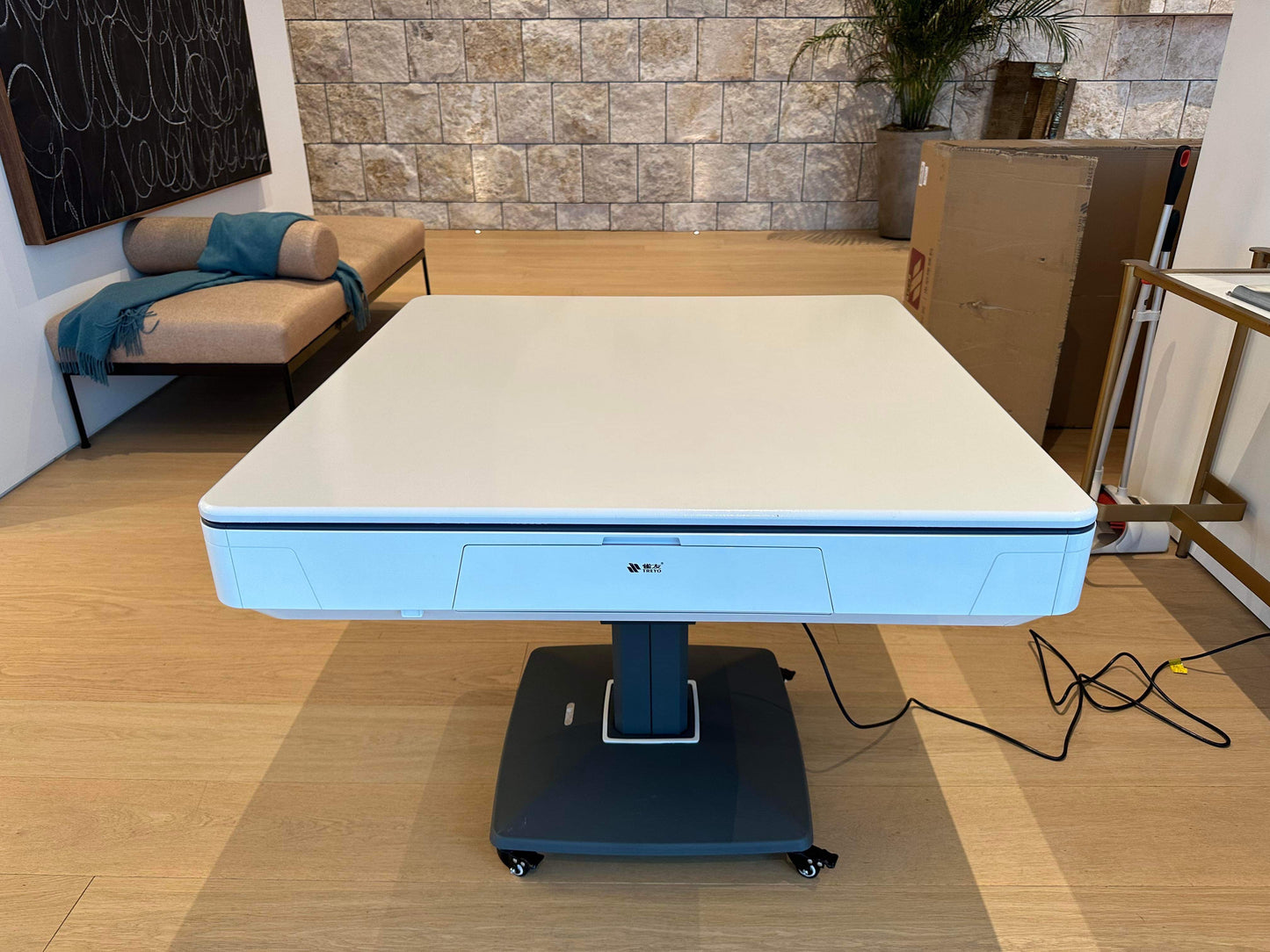 雀友 T580 40mm牌尺寸 雅韻珍珠白 折疊旋翼麻將機 (過山車) Tile Size 40mm White Color Foldable (Rollercoaster)