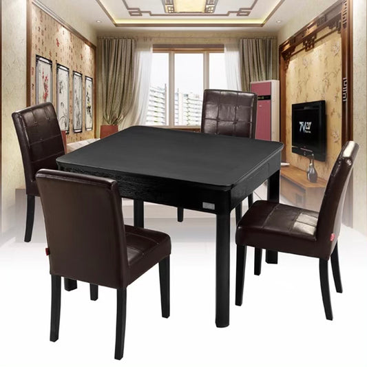 雀友 H600F 黑胡桃木 四腿超薄静音麻將機 附蓋板 Black Walnut 4-Leg Silent Motor with Cover