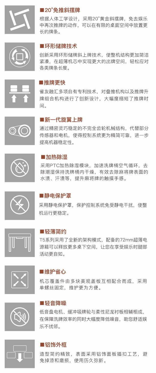 雀友 T600B 44mm牌尺寸 金絲楠木 四腿旋翼麻將機 (過山車) 附蓋板 Tile Size 44mm Golden Threads Wood Color 4-Leg (Rollercoaster) with Cover