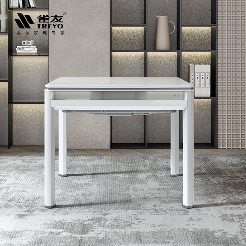 雀友 T180 雅典珍珠白 四腿旋翼麻將機 (過山車) 附蓋板 White Color 4-Leg (Rollercoaster) with Cover