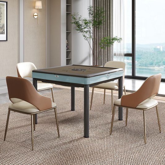 雀友 T30 冰川藍 四腿旋翼麻將機 (過山車) 附蓋板 Glacier Blue Color 4-Leg (Rollercoaster)