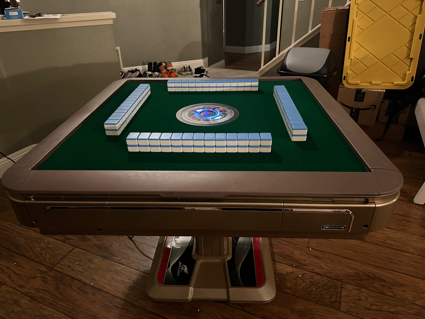 (42mm牌尺寸) C50S 土豪金 折疊麻將機(最後一台) 42mm Tile Size Gold Color Foldable(LAST ONE)