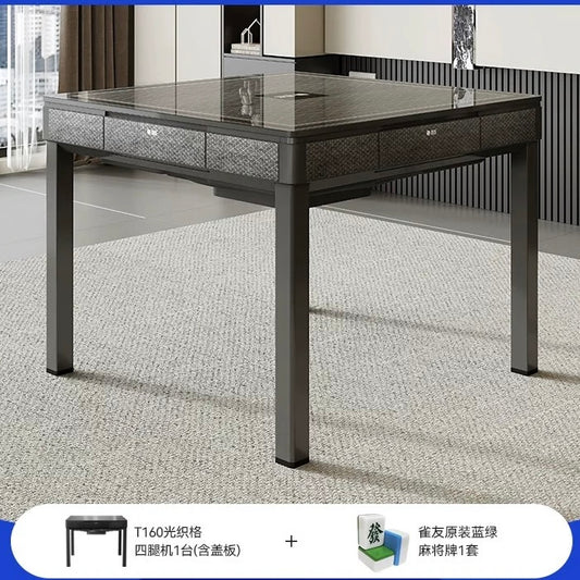 雀友 T160 光織格 四腿旋翼麻將機 (過山車) 附蓋板 Black Color 4-Leg (Rollercoaster) with Cover