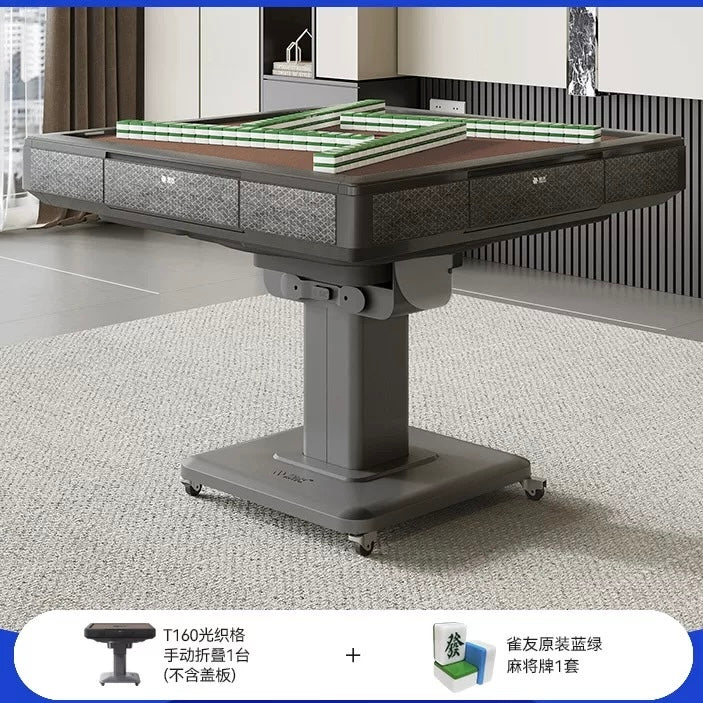 雀友 T160 光織格 折疊旋翼麻將機 (過山車) Black Color Foldable (Rollercoaster)