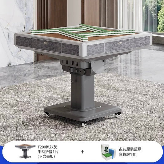 雀友 T200 流沙灰 折疊旋翼麻將機 (過山車) Grey Color Foldable (Rollercoaster)