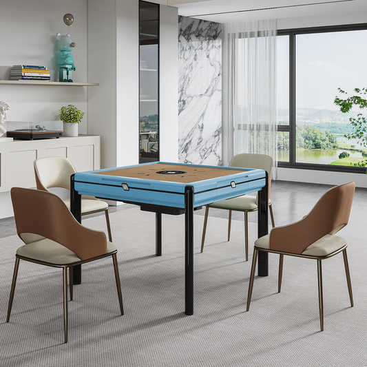 雀友 T100 海岸藍 四腿旋翼麻將機 (過山車) 附蓋板 Blue Color 4-Leg (Rollercoaster) with Cover