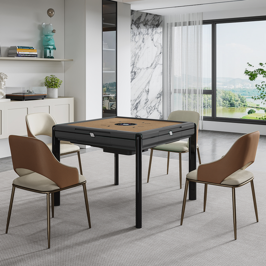 雀友 T100 金屬灰 四腿旋翼麻將機 (過山車) 附蓋板 Dark Grey Color 4-Leg (Rollercoaster) with Cover