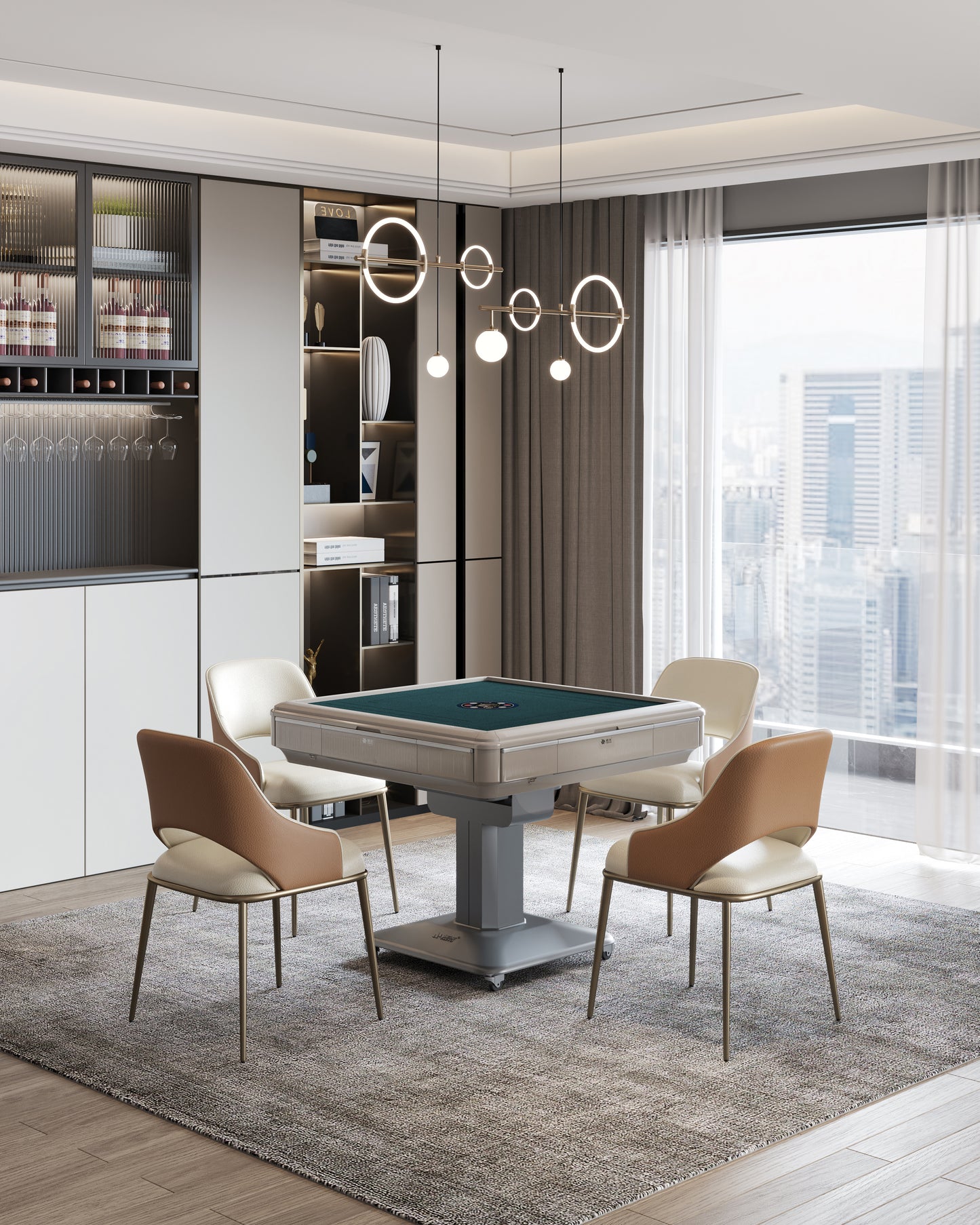 雀友 S90 淺香檳 折疊麻將機 Light Champagne Color Foldable