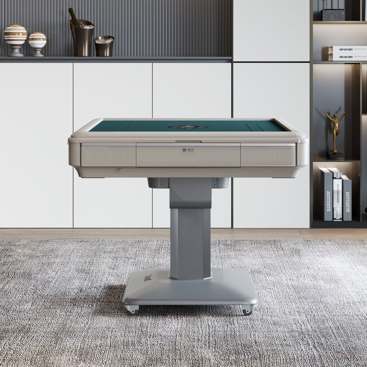 雀友 S90 淺香檳 折疊麻將機 Light Champagne Color Foldable